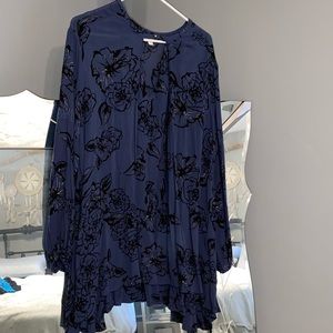 Free people floral swing tunic